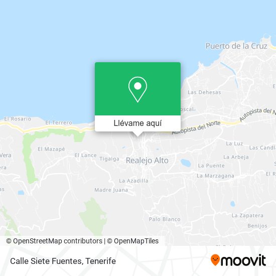 Mapa Calle Siete Fuentes
