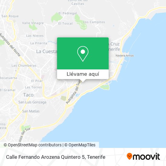 Mapa Calle Fernando Arozena Quintero 5