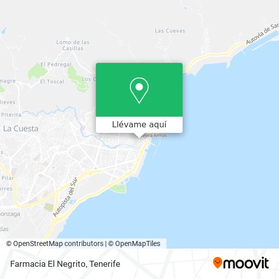 Mapa Farmacia El Negrito