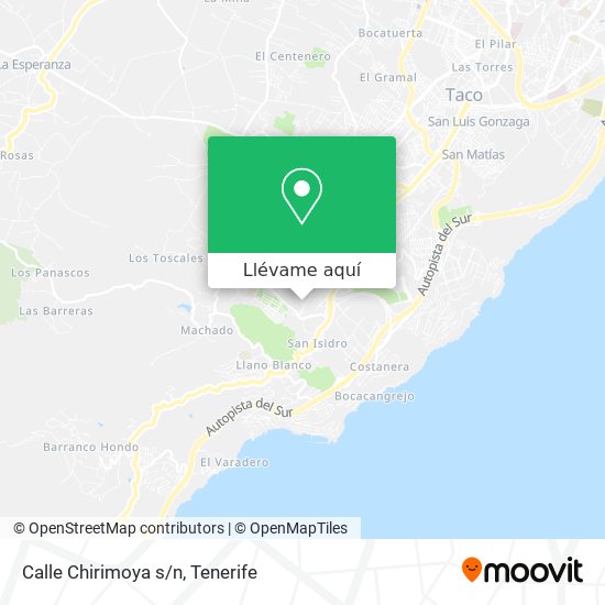 Mapa Calle Chirimoya s/n