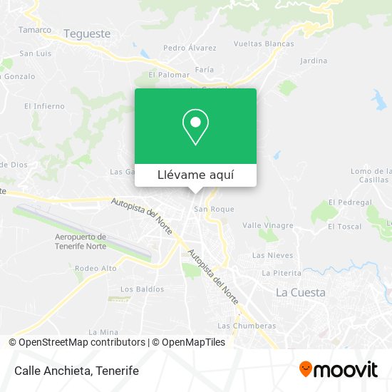 Mapa Calle Anchieta