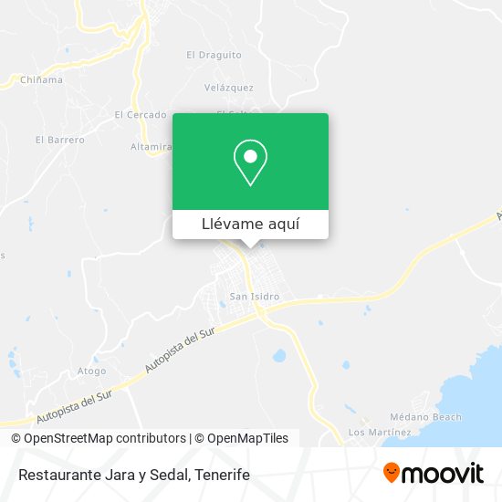 Mapa Restaurante Jara y Sedal