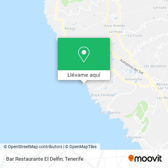 Mapa Bar Restaurante El Delfin