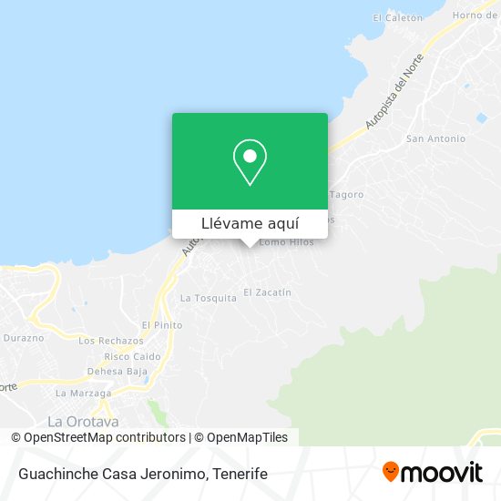 Mapa Guachinche Casa Jeronimo
