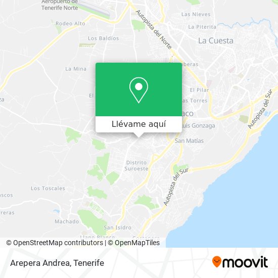 Mapa Arepera Andrea