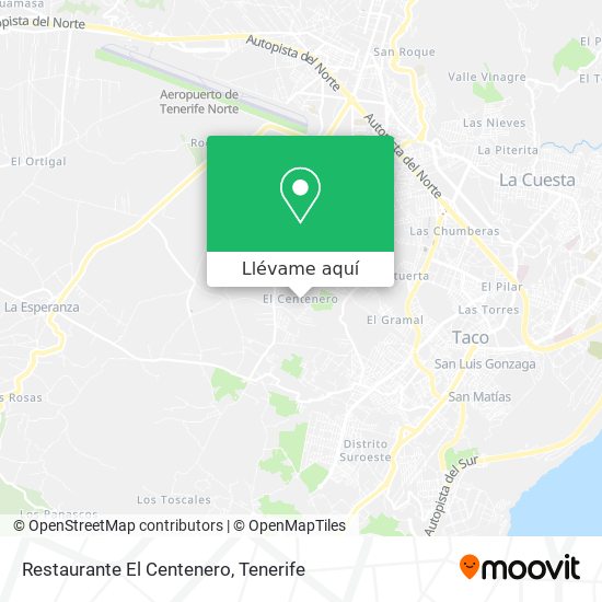 Mapa Restaurante El Centenero
