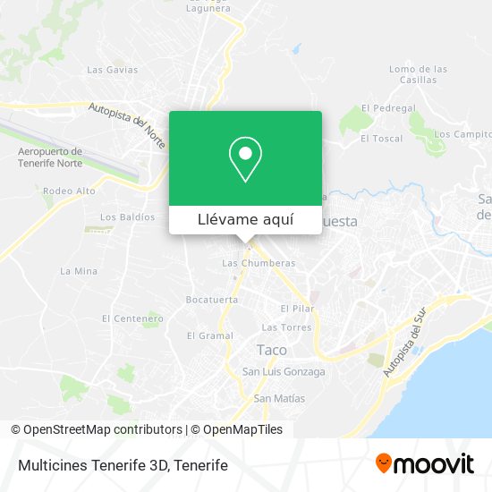 Mapa Multicines Tenerife 3D