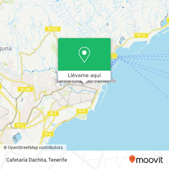 Mapa Cafetaria Dachita, Calle Sabino Berthelot, 6 38003 Zona Centro Santa Cruz de Tenerife