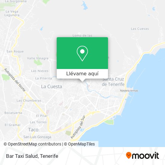 Mapa Bar Taxi Salud
