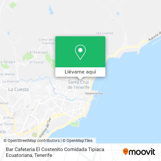 Mapa Bar Cafeteria El Costenito Comidada Tipiaca Ecuatoriana