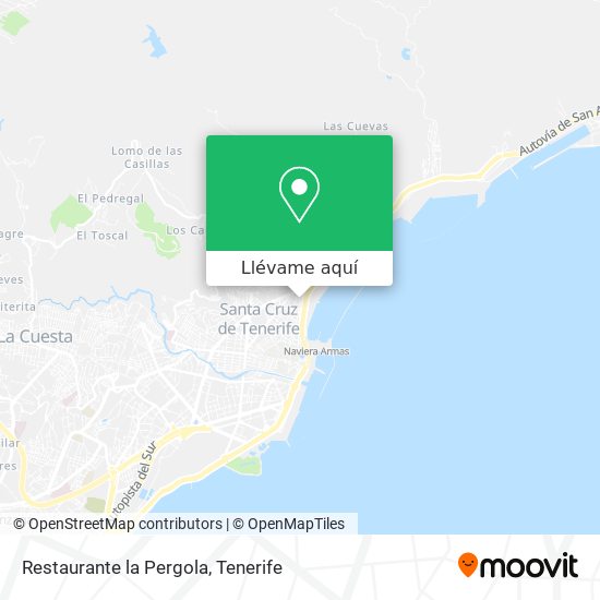 Mapa Restaurante la Pergola