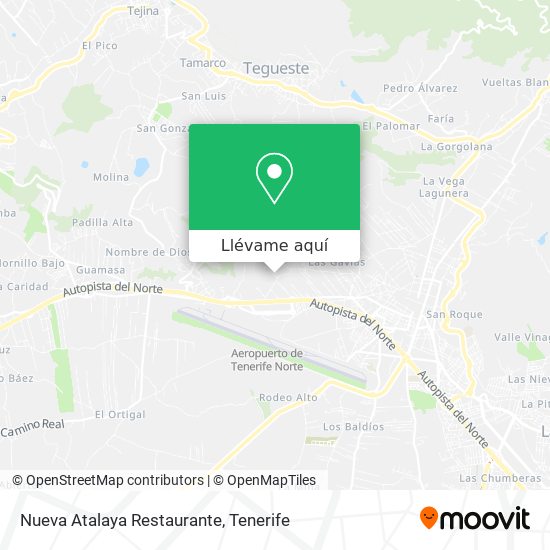 Mapa Nueva Atalaya Restaurante