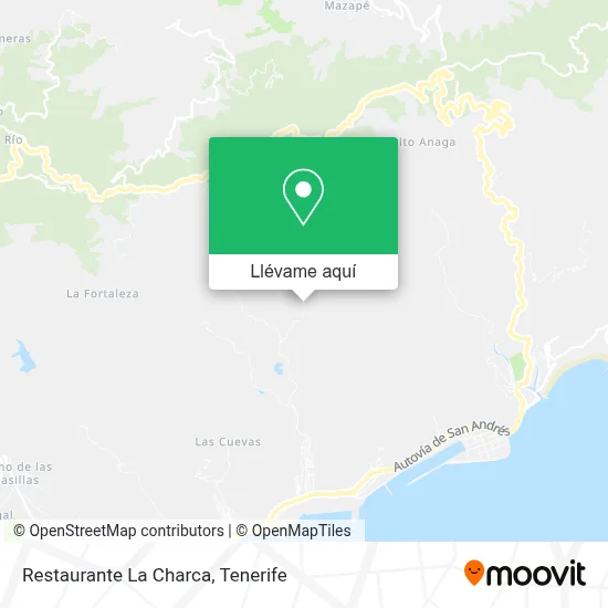 Mapa Restaurante La Charca