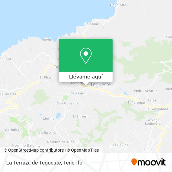 Mapa La Terraza de Tegueste