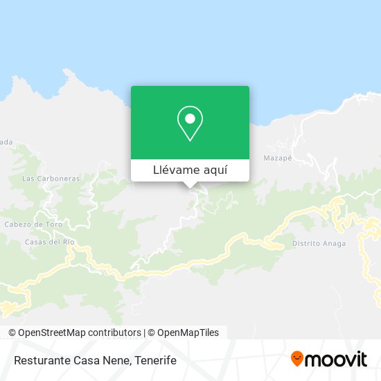 Mapa Resturante Casa Nene