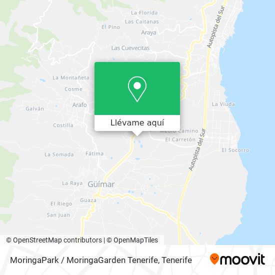 Mapa MoringaPark / MoringaGarden Tenerife