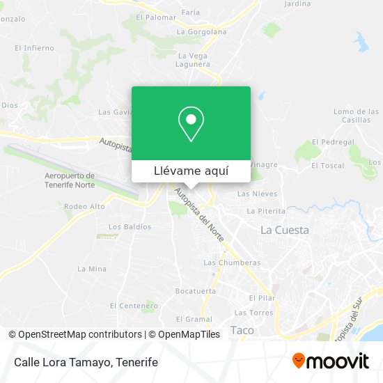 Mapa Calle Lora Tamayo