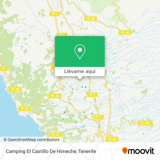 Mapa Camping El Castillo De Himeche