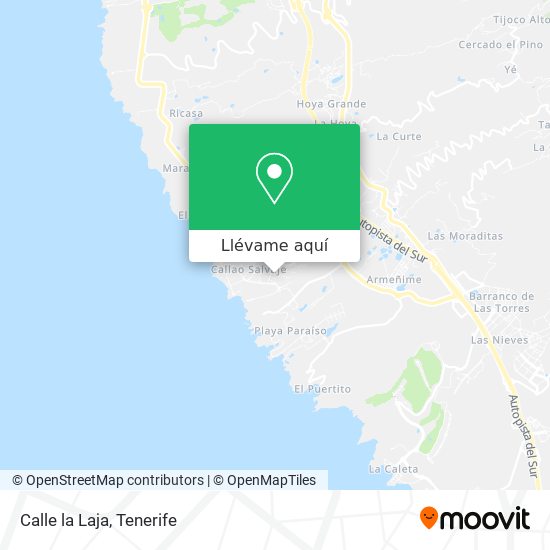 Mapa Calle la Laja