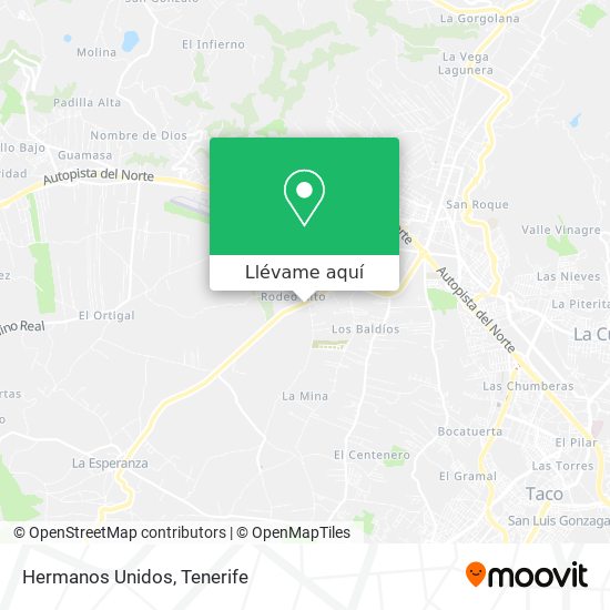 Mapa Hermanos Unidos