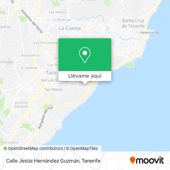 Mapa Calle Jesús Hernández Guzmán