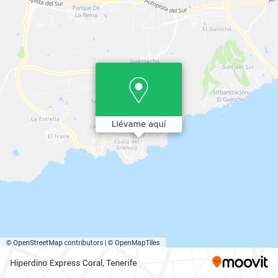 Mapa Hiperdino Express Coral