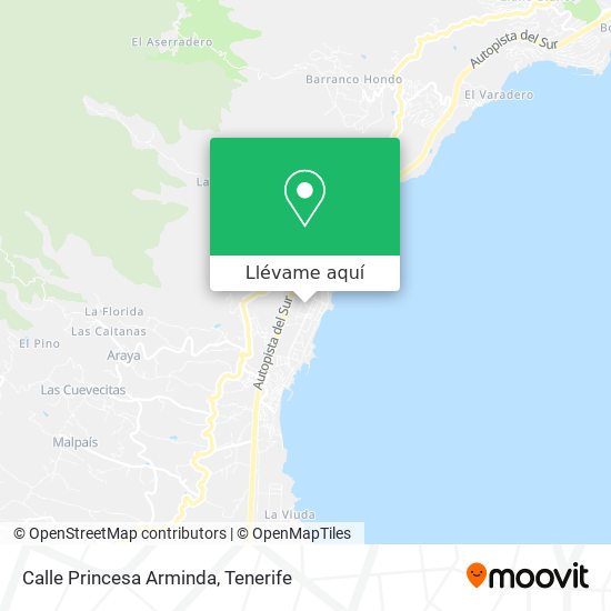 Mapa Calle Princesa Arminda