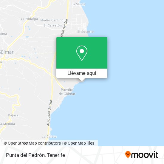 Mapa Punta del Pedrón