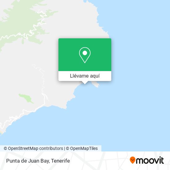 Mapa Punta de Juan Bay