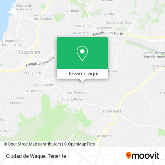 Mapa Ciudad de Waque