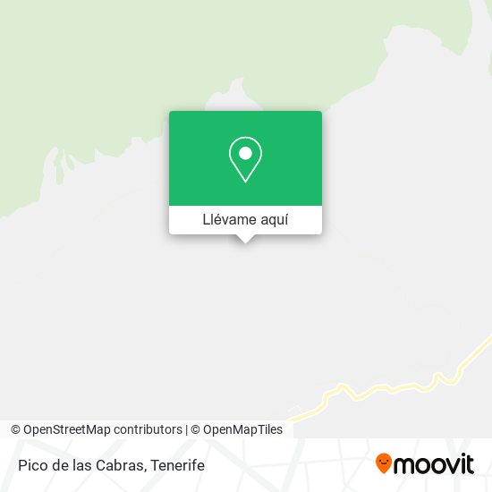 Mapa Pico de las Cabras