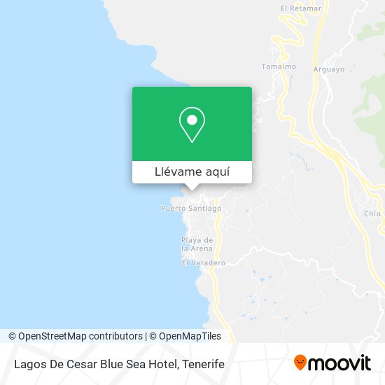 Mapa Lagos De Cesar Blue Sea Hotel