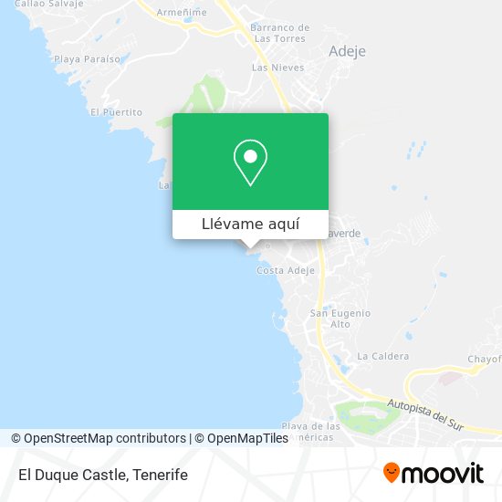 Mapa El Duque Castle