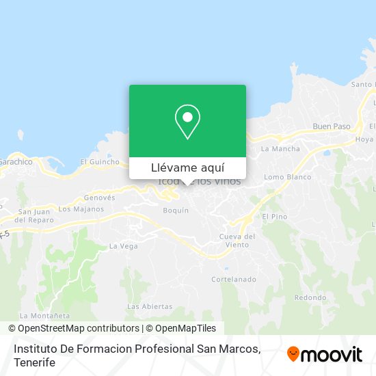 Mapa Instituto De Formacion Profesional San Marcos