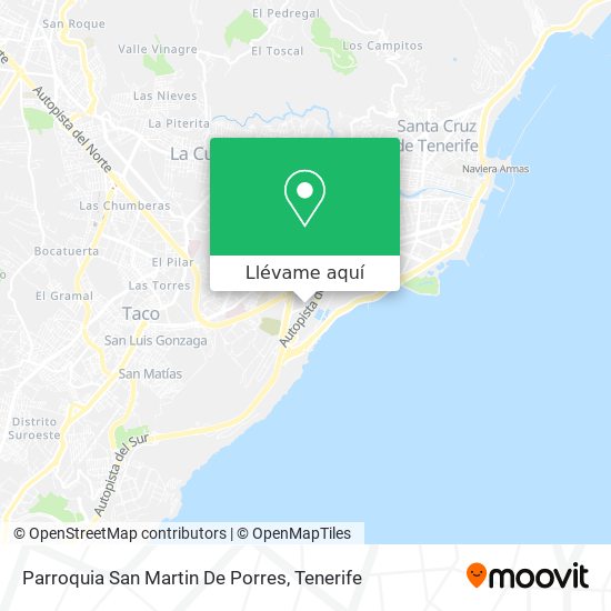 Mapa Parroquia San Martin De Porres
