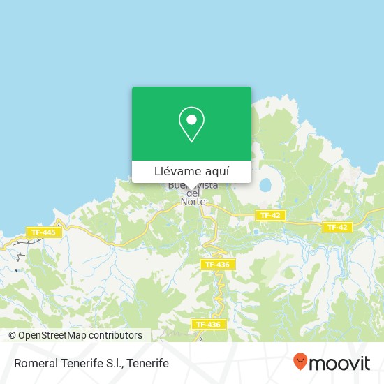 Mapa Romeral Tenerife S.l.