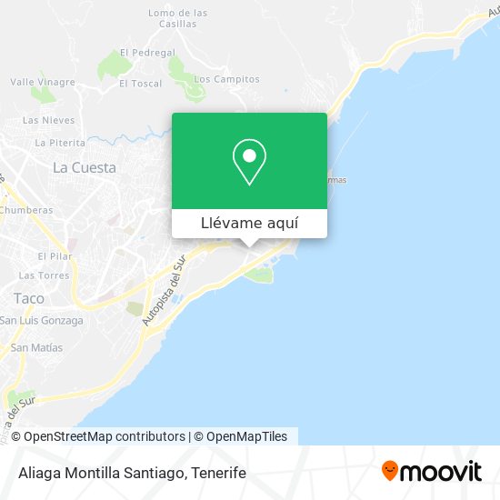 Mapa Aliaga Montilla Santiago