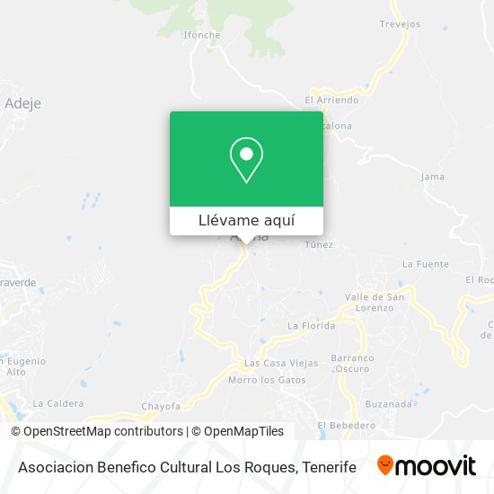 Mapa Asociacion Benefico Cultural Los Roques