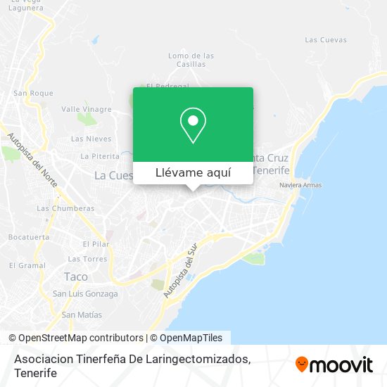 Mapa Asociacion Tinerfeña De Laringectomizados