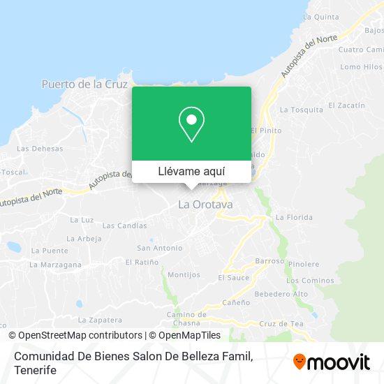 Mapa Comunidad De Bienes Salon De Belleza Famil