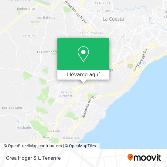 Mapa Crea Hogar S.l.