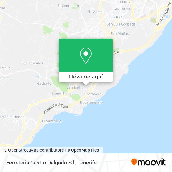 Mapa Ferreteria Castro Delgado S.l.