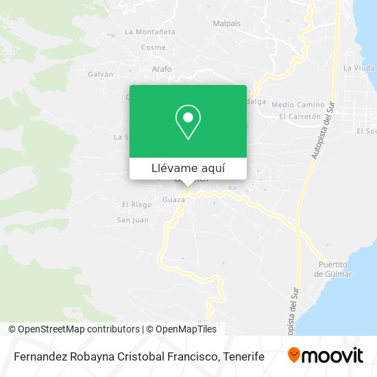 Mapa Fernandez Robayna Cristobal Francisco