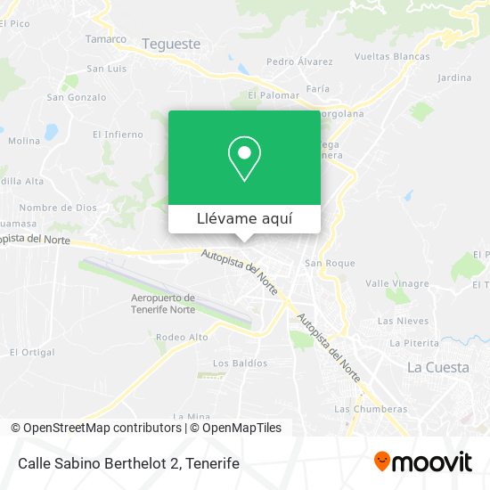 Mapa Calle Sabino Berthelot 2