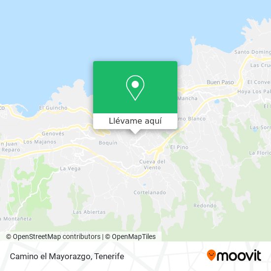 Mapa Camino el Mayorazgo