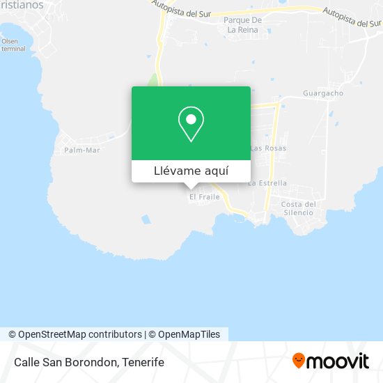 Mapa Calle San Borondon