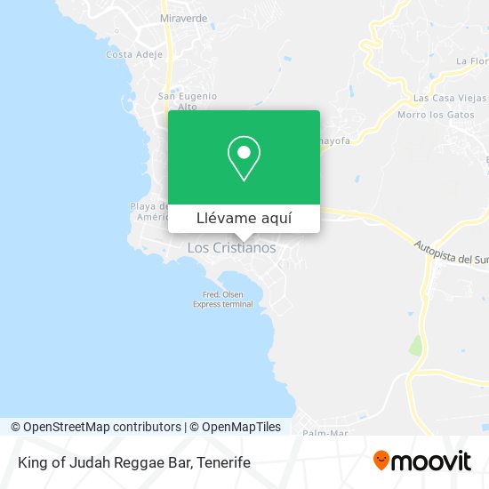 Mapa King of Judah Reggae Bar