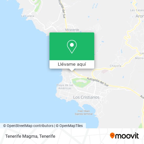 Mapa Tenerife Magma
