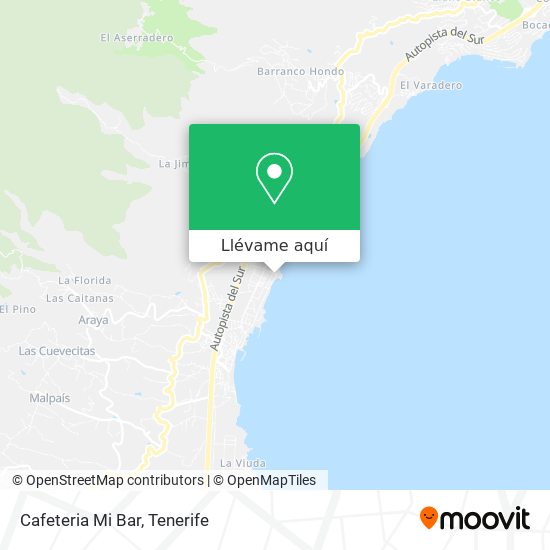 Mapa Cafeteria Mi Bar