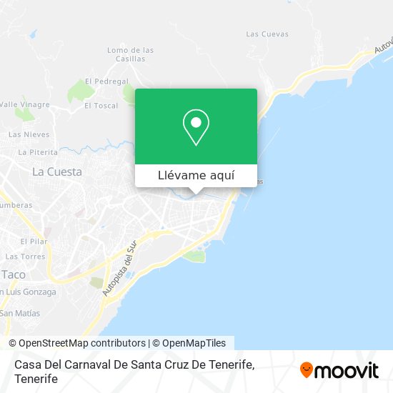 Mapa Casa Del Carnaval De Santa Cruz De Tenerife